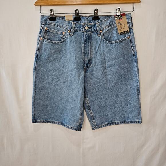 Levi's Men's 469 Loose Shorts Jeans Demin Blue Size 34 - Picture 1 of 8